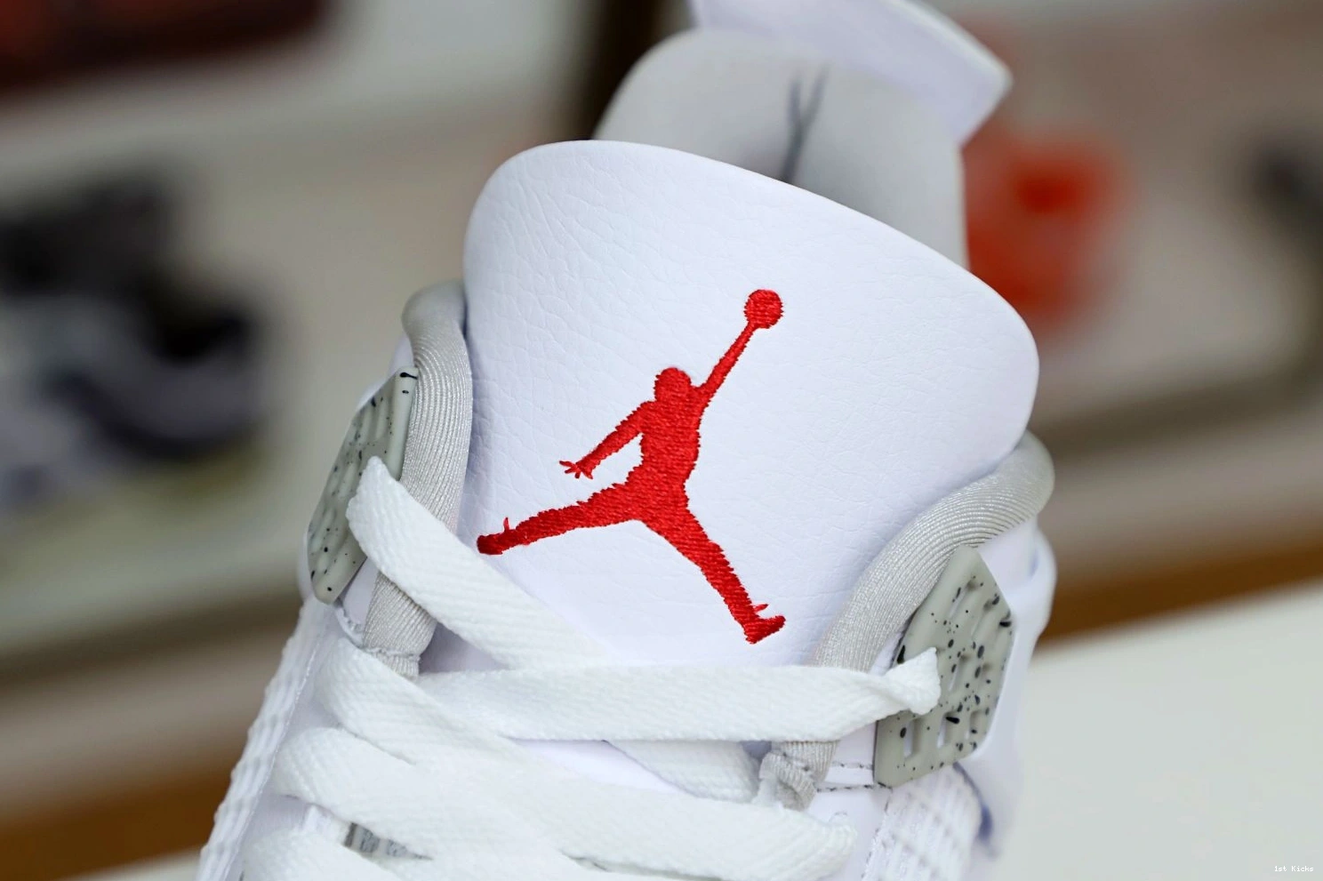 1st Kicks Shoes 'WHITE AIR 4 OREO' JORDAN RETRO 2021 Kimikick TopPick 1119